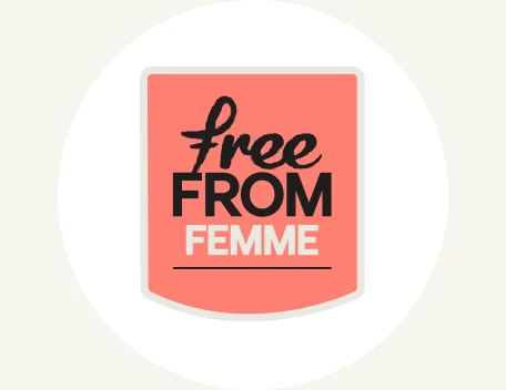 The Free From Femme badge